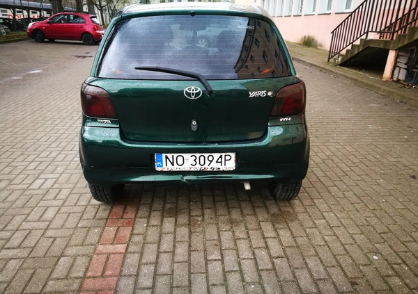 Toyota Yaris cena 5000 przebieg: 222142, rok produkcji 2000 z Olsztyn małe 37